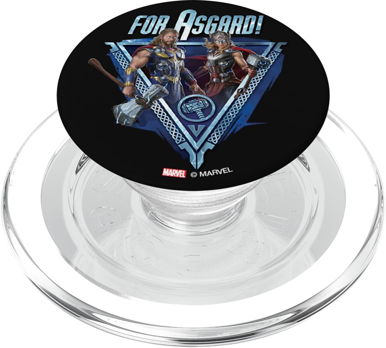 Marvel Thor: Love and Thunder For Asgard! PopSockets MagSafe PopGrip for iPhone