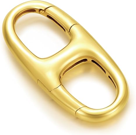 14K Yellow Gold Clasp for DIY Necklace Bracelet Jewelry Making, Lobster Clasp Extender Necklace Clasp Connector Bracelet Extension(Style 11)