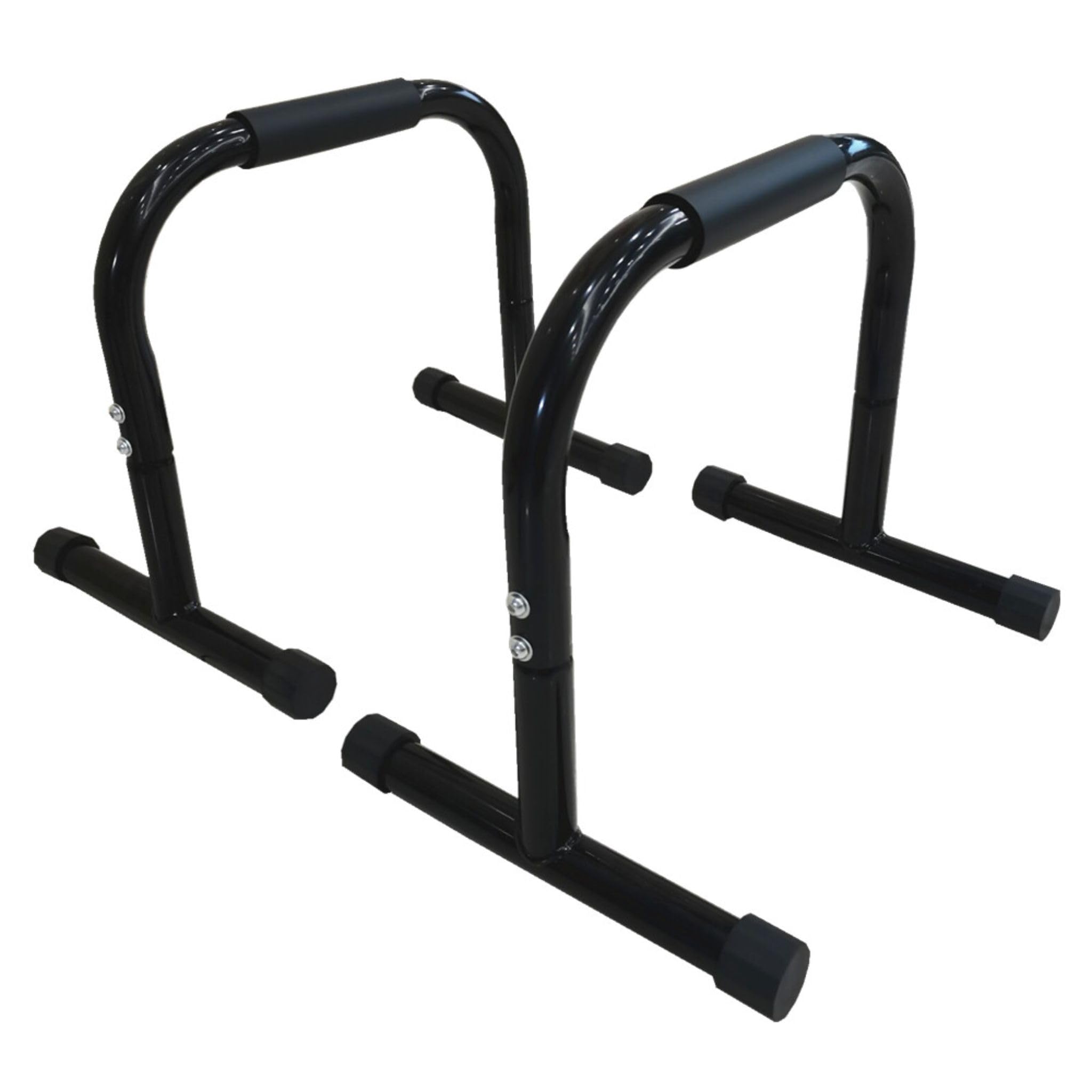 Cannons UK High Parallel Bars (Pair) – Heavy-Duty Steel Calisthenics & Dip Bars for Home Gym, Handstand, and Bodyweight Training with Non-Slip Feet