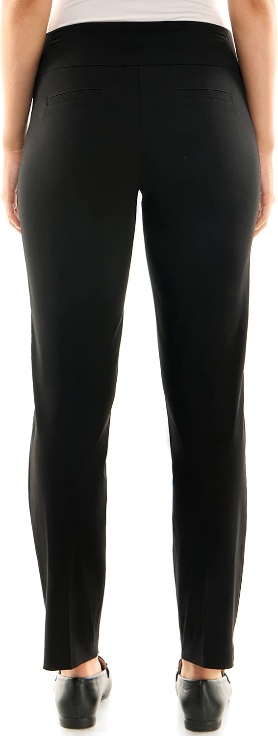 Zac & Rachel Women's Millennium Fabric - Slim Leg Pull-On Pant - Image 2