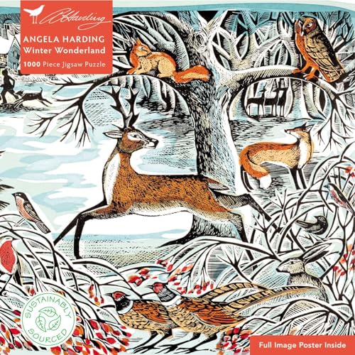 Adult Sustainable Jigsaw Puzzle: Angela Harding: Winter Wonderland: 1000-pieces. Ethical, Sustainable, Earth-Friendly