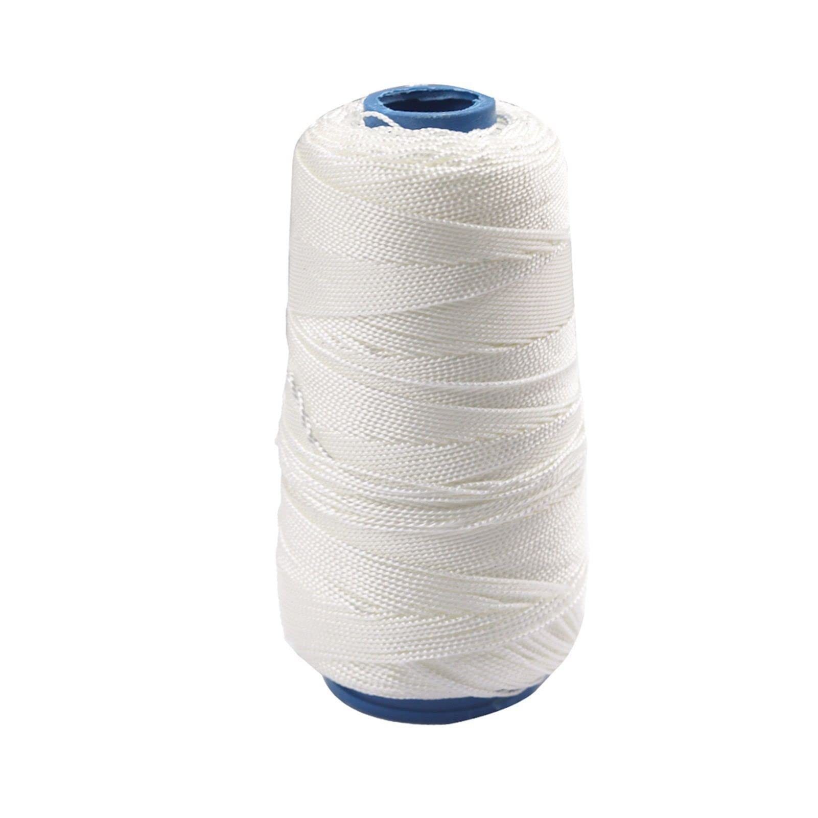 Nić szycia 300 m Trwała mocna nylonowa skórzana nici do szycia do naprawy ręcznego szycia narzędzia do szycia ręcznego (Color : White)