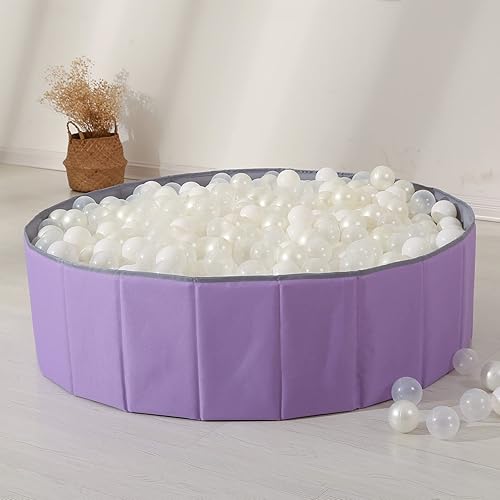 Miniatura 3 de Piscina de bolas plegable para niños pequeños de 1 a 3 años para bebés perros y niños tienda de campaña de juego corralito de pelotas para gatear