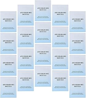 Minkissy Prep Pads Wax Removal Wipes Wax Remover Individually Wrapped Oil Wipes After Waxing Finishing Wipes Wax Depilation Supplies For Home Salon Summer 20PCS