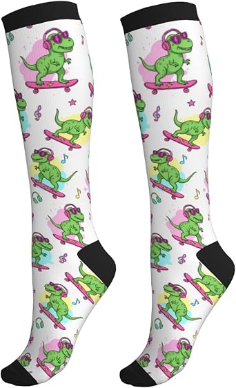 Compression Socks For Women & Men | Knee High Socks, Graduated Support for Daily Wear Travel Nurse Running
