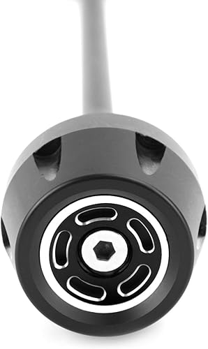 Vista 25 de MAD HORNETS - Deslizador de rueda de horquilla de eje delantero + trasero para Du-cati Scrambler 400 800 1100, color rojo