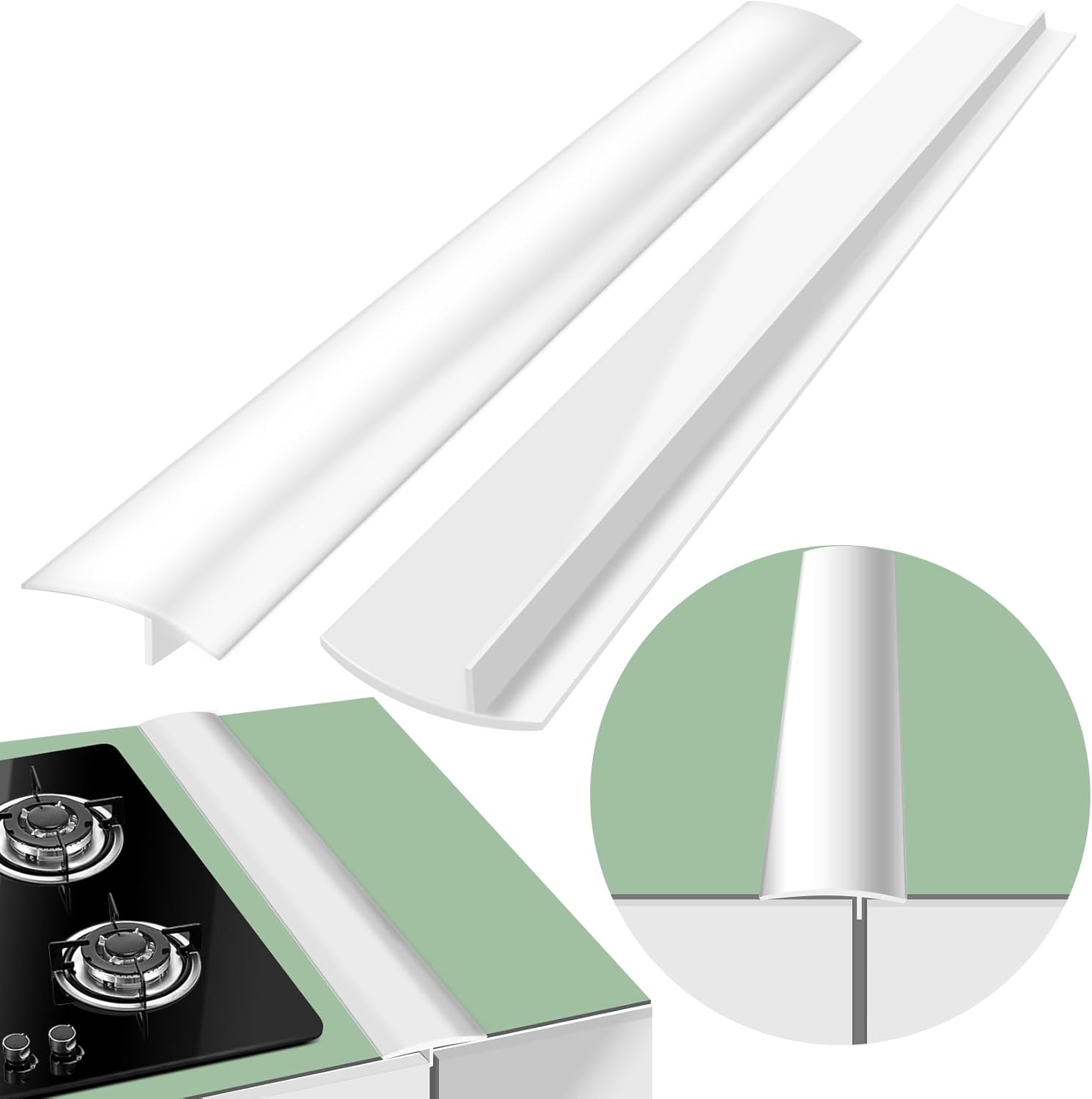 Gap Filler for Stove and Counter Kitchen Stove Counter Gap Cover