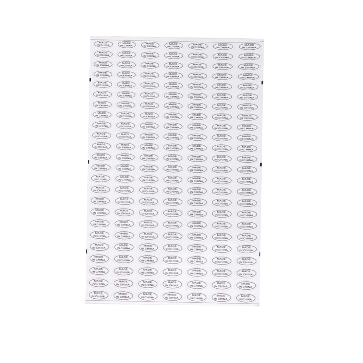 14440Pcs Made China Stickers Waterproof Oval Edge Self Adhesive Labels Show Country of Origin on China Imported Products