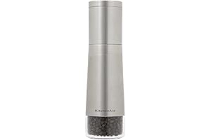 KitchenAid Gourmet 8 Inch Stainless Steel Pepper Grinder