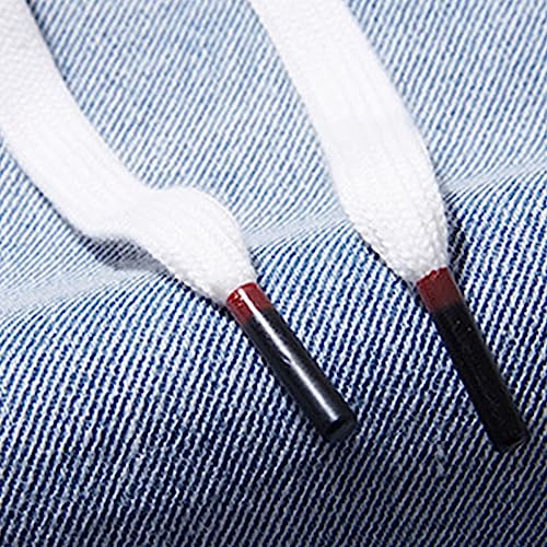 JEsilunmaMY Shorts de mezclilla rasgados para hombre miniatura 2