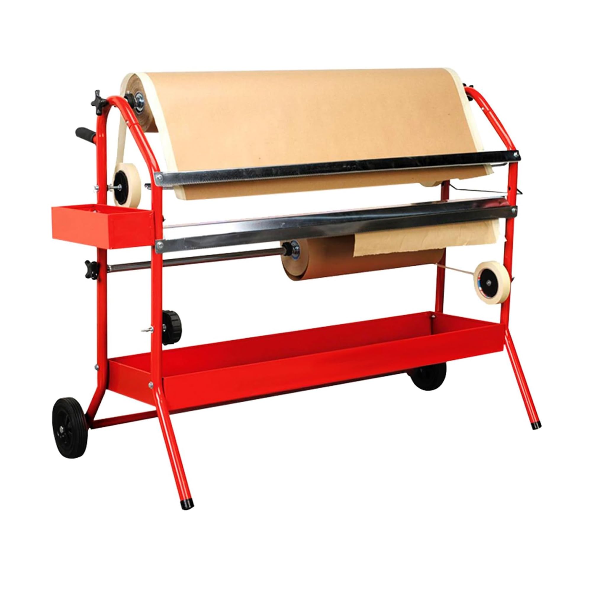 Sulfar Mobile 36" Multi-Roll Masking Paper Machine with Storage Trays ââ‚¬â€œ Auto Body Paint & Repair Shop, Car Painting Prep