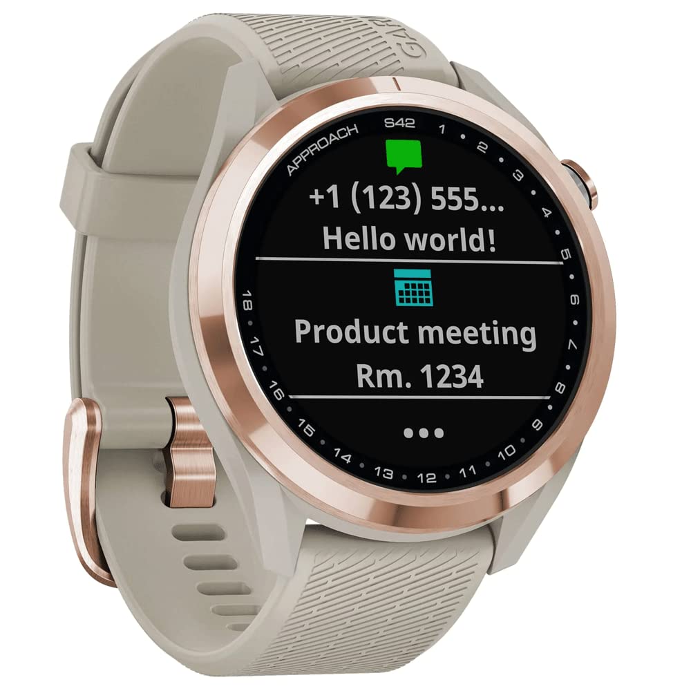 GARMIN GPS DE Golf Approach S42 Rose Gold/Light Sand