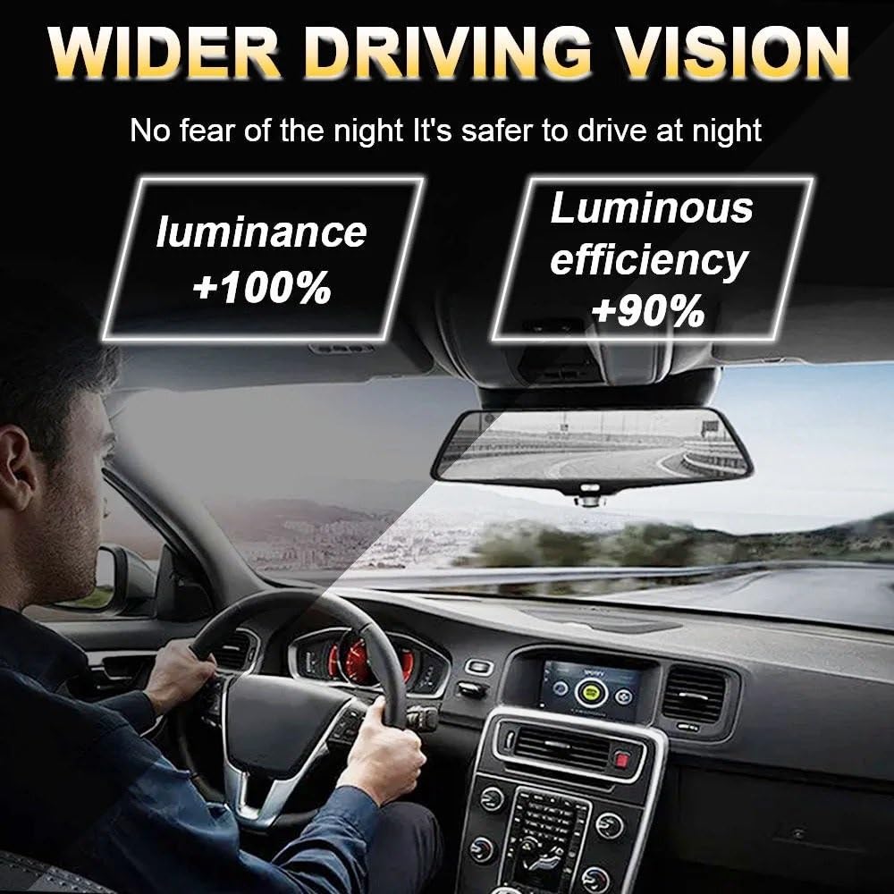 LED Oświetlenie pomocnicze Do Dodge CHALLENGER 2015-2020 | 30000LM LED Reflektor Żarówki Samochodowe H8 Lampa Przeciwmgielna Canbus(4pc Headlight Fog)