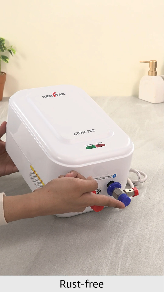 KENSTAR Atom PRO 1L Water Heater (White) : Amazon.in: Car & Motorbike