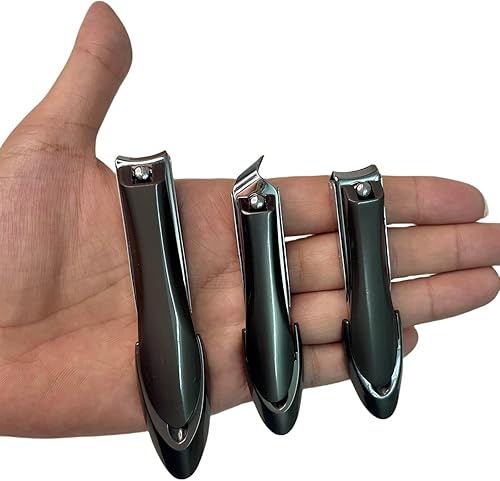 Miniatura 6 de Cortaúñas para hombres y mujeres, 3 piezas, afilado y duradero. Adecuado para recortar uñas diarias de las manos y los pies; uso para piel muerta y