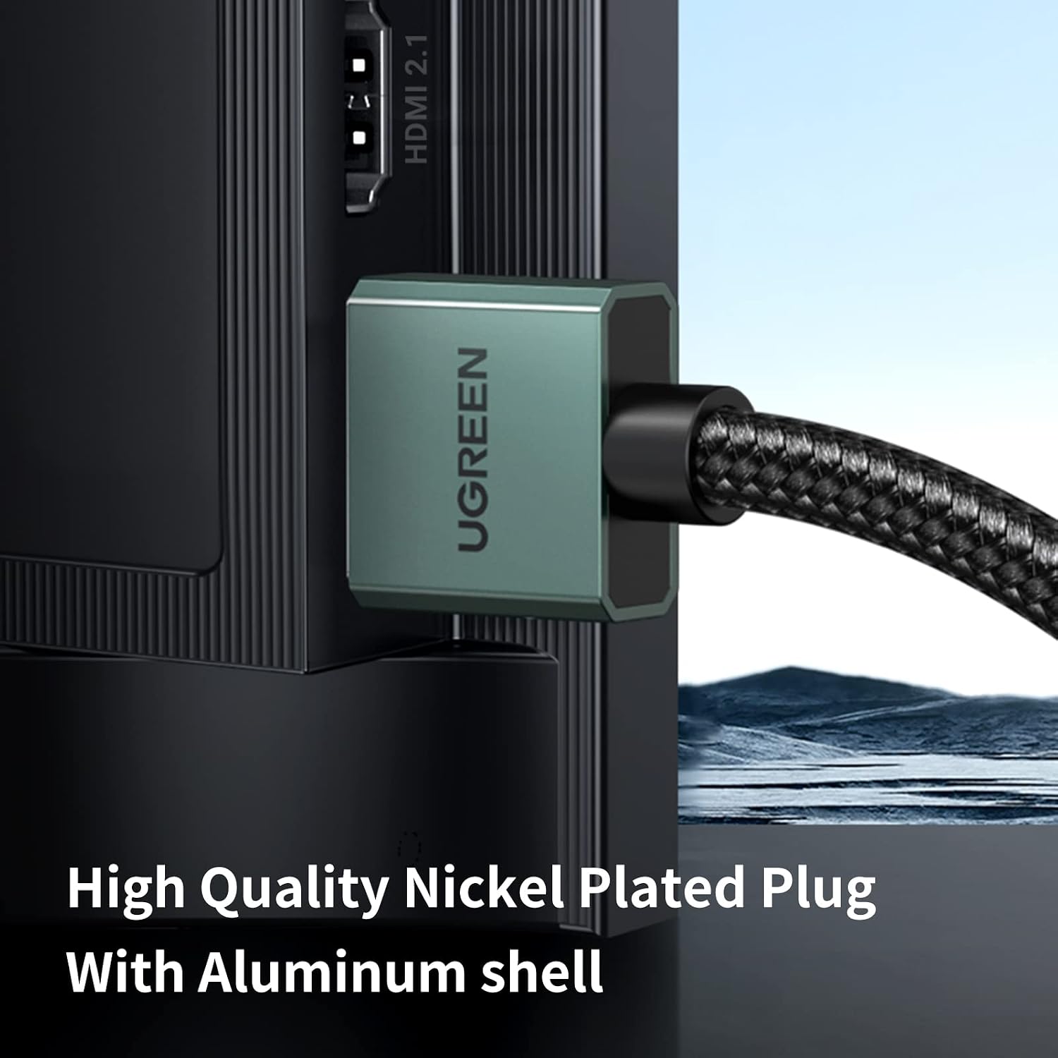 UGREEN 8K HDMI Cable 2m HDMI 2.1 Ultra Fine 48Gbps