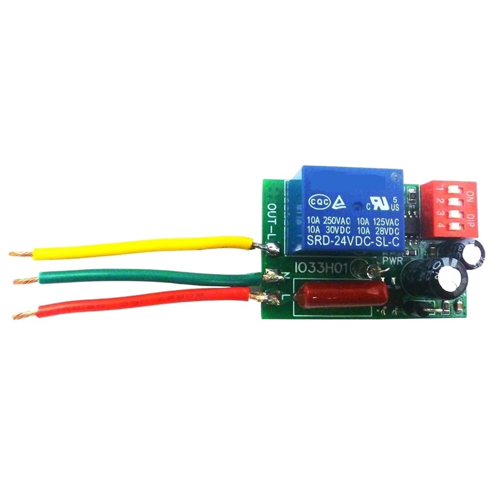 AC 110V 220V Encendido retardo Apagado Interruptor de relé 1-480Min Temporizador Controlador de retardo de desconexión Ajustable(Only Board)