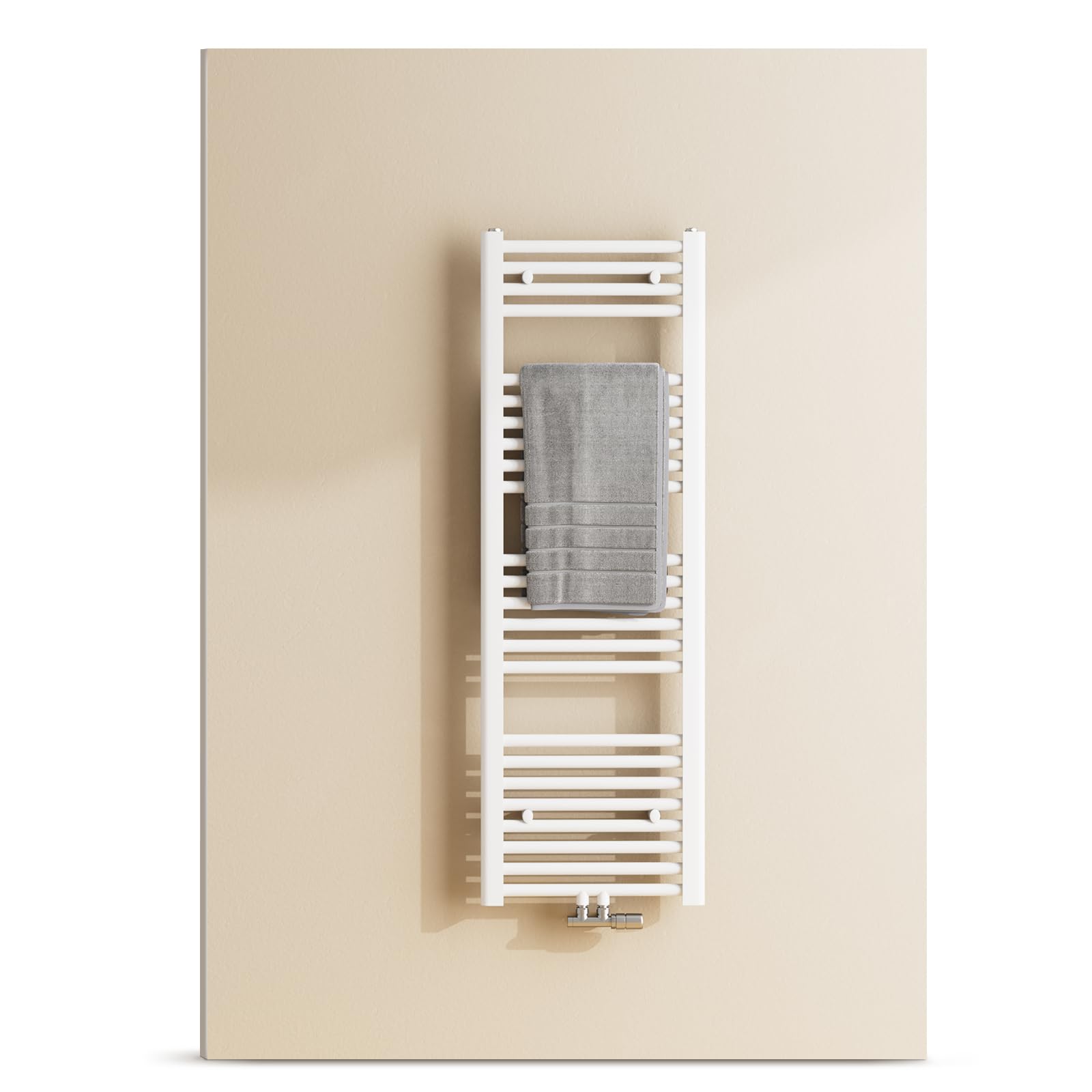 Radiateur de Salle de Bain EMKE 120 x 40 cm pour Éliminer l'Humidité et Chauffer vos Serviettes