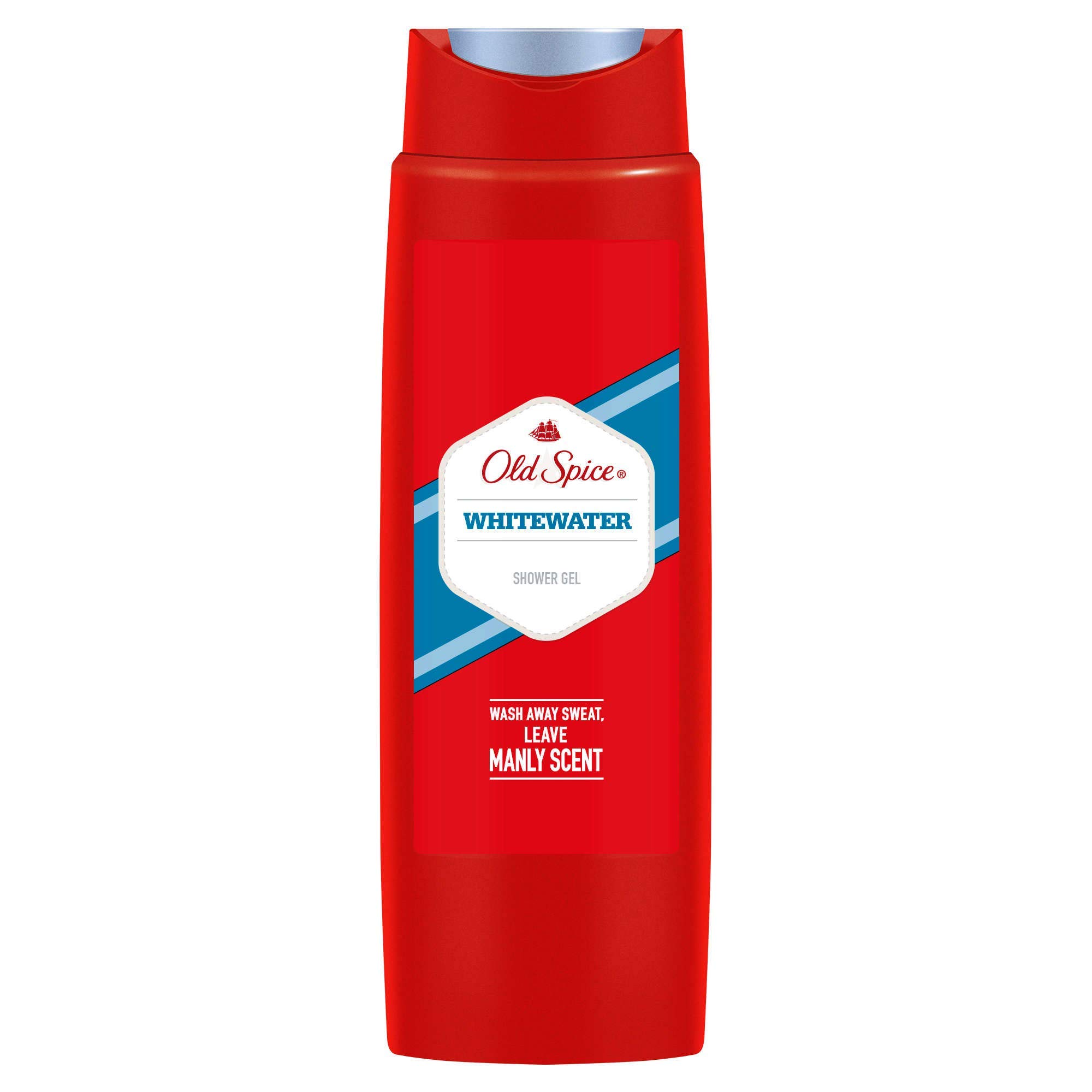 Old Spice Gel de ducha Whitewater, caja de 6