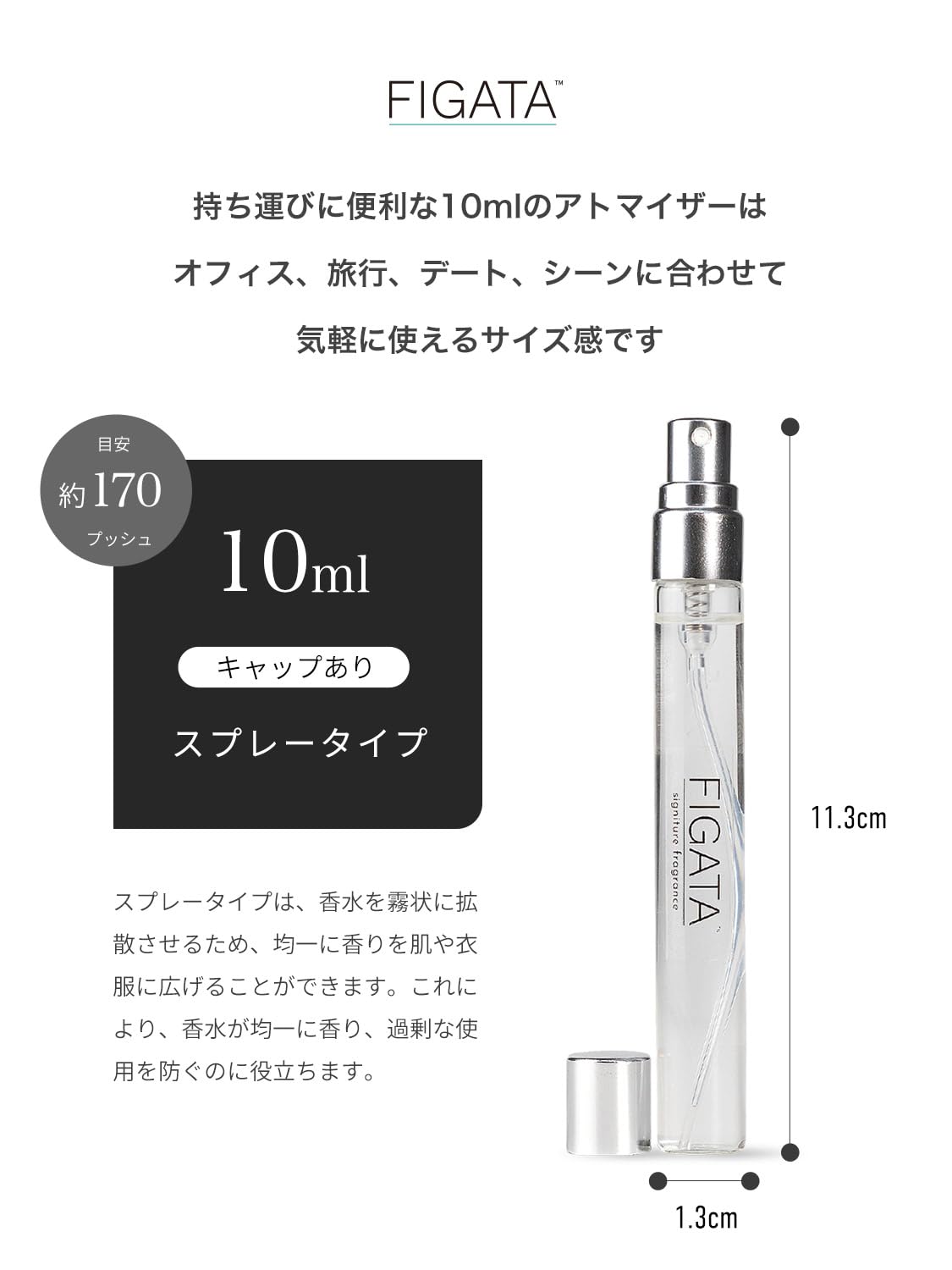 Amazon | FIGATA ミニ香水 10ml （原材料：ウードパラオ