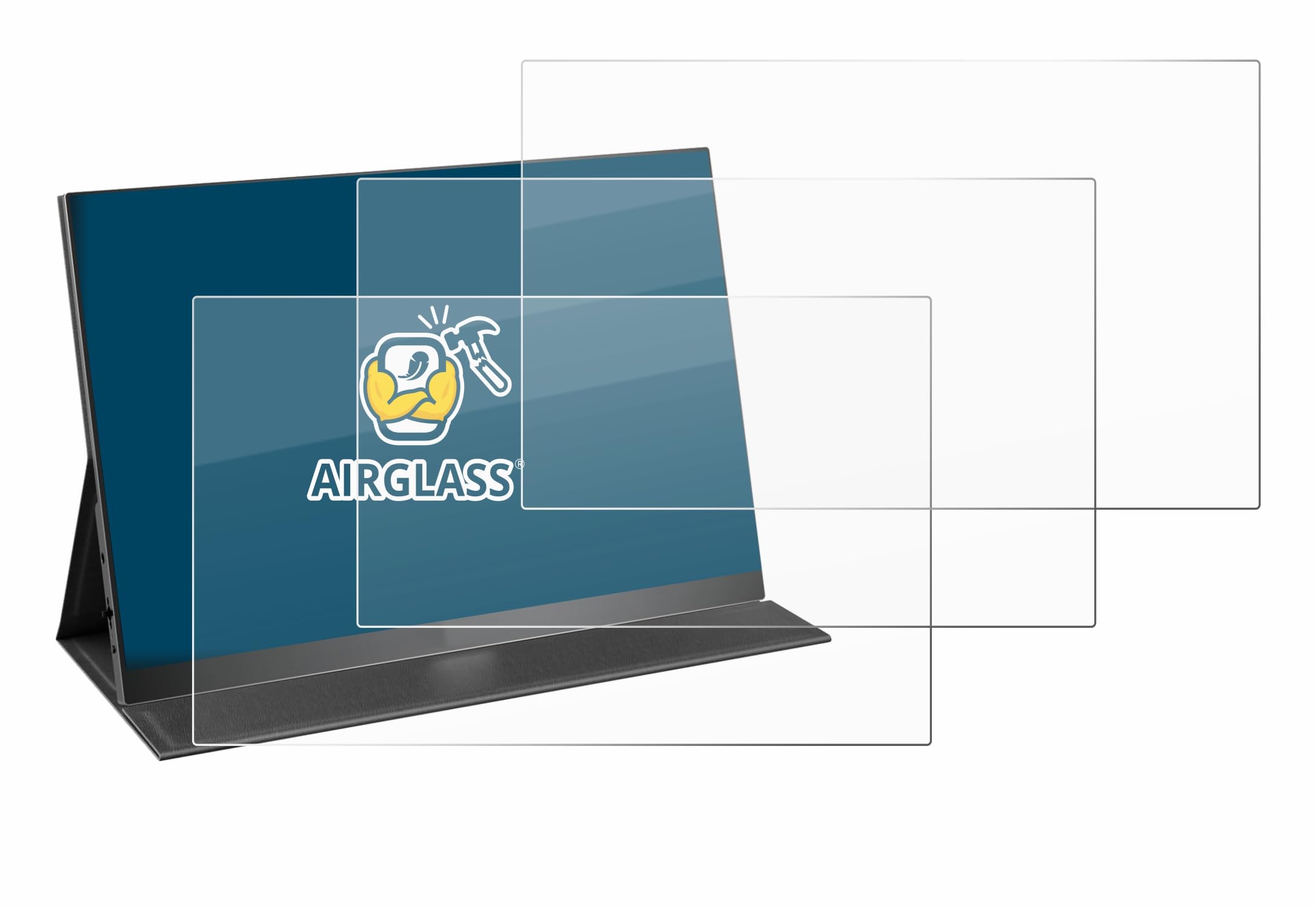BROTECT Protector Pantalla Cristal para Yodoit PTM17 17.3" Protector Vidrio (3 Unidades) - [Dureza 9H, Anti-Arañazos]