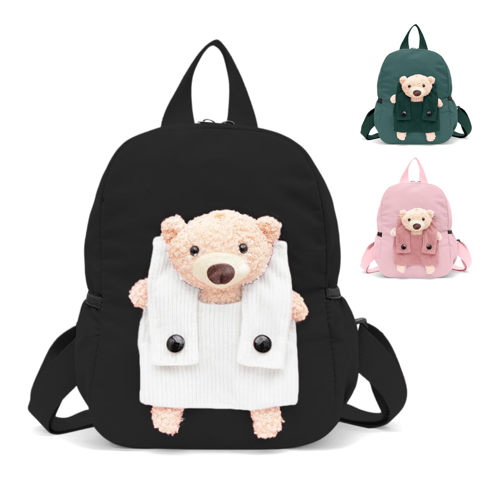 Aucuu Kindergartenrucksack Kinder, Kinderrucksack, Mini Backpack Kleinkind, Kita Rucksack, Kleinkind Schultasche, Kindergarten Schultasche für Mädchen Junge