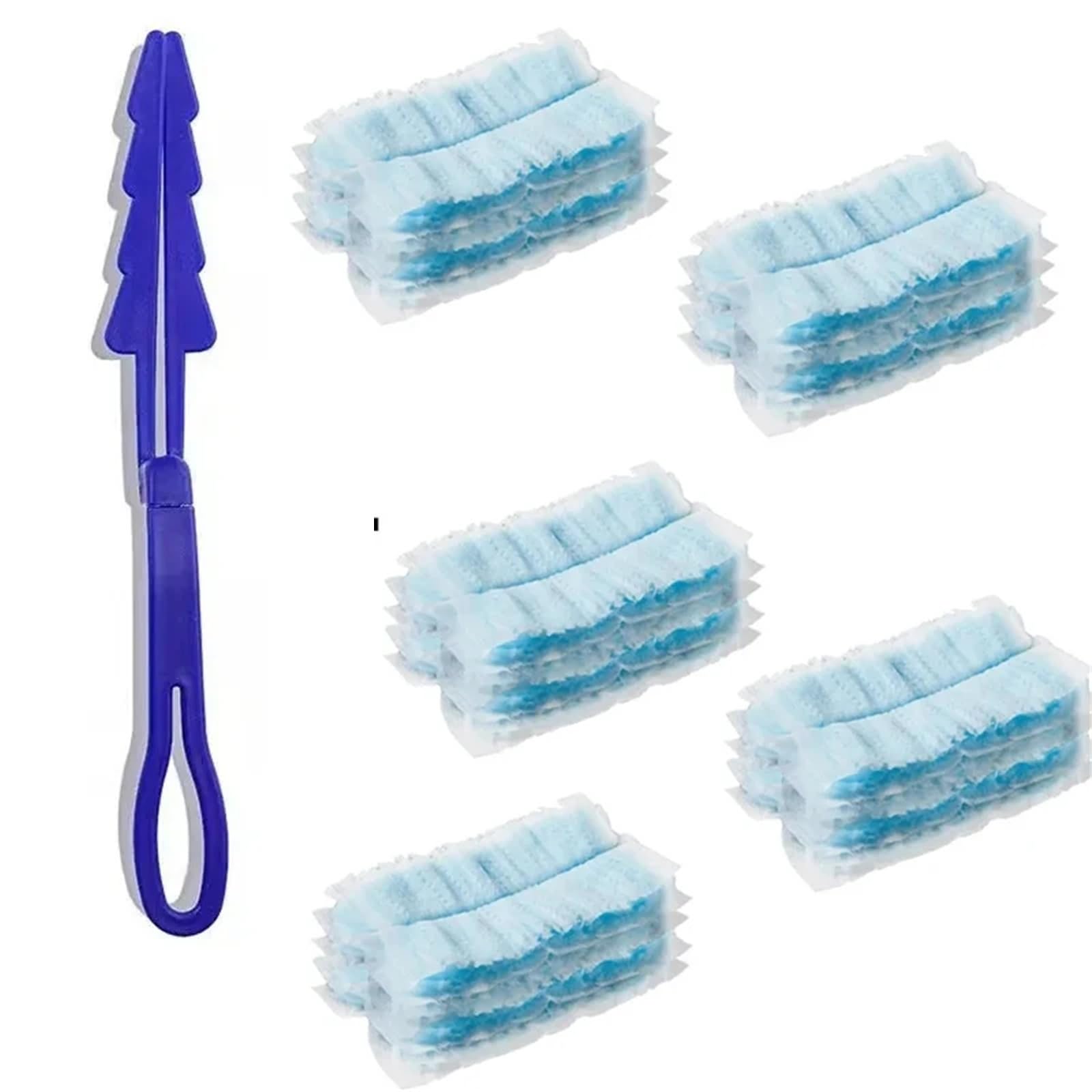 Cleaning Duster 10~60pcs Replacement Heads Duster Microfiber Disposable Short For Cleaning Home Office Blinds Surface Dust Clean Tool(50PC)