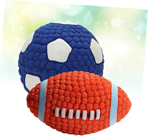 Miniatura 4 de balacoo Juguete chirriante para perros, juguete masticable para mascotas, 2 piezas, juguetes para perros pequeños, juguete para mascotas al aire