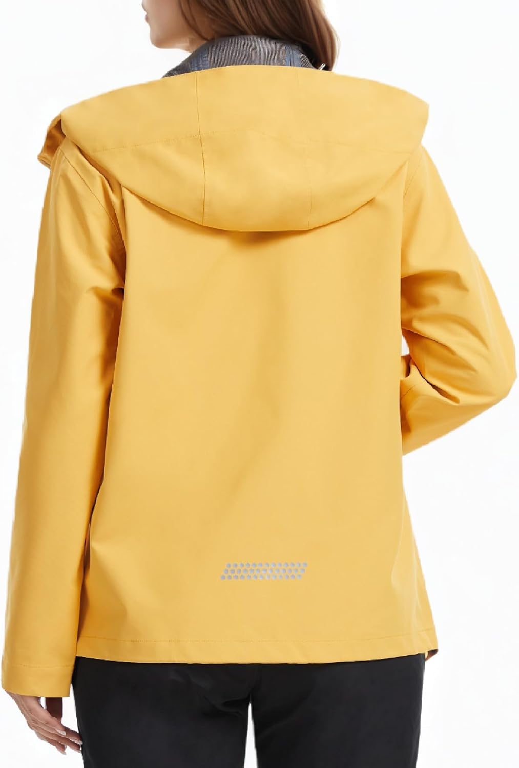 LAZAWG Rain Jacket Women Rain Coat with Hood Lightweight Breathable Waterproof Raincoat for Hiking Outdoor Travel - Image 4