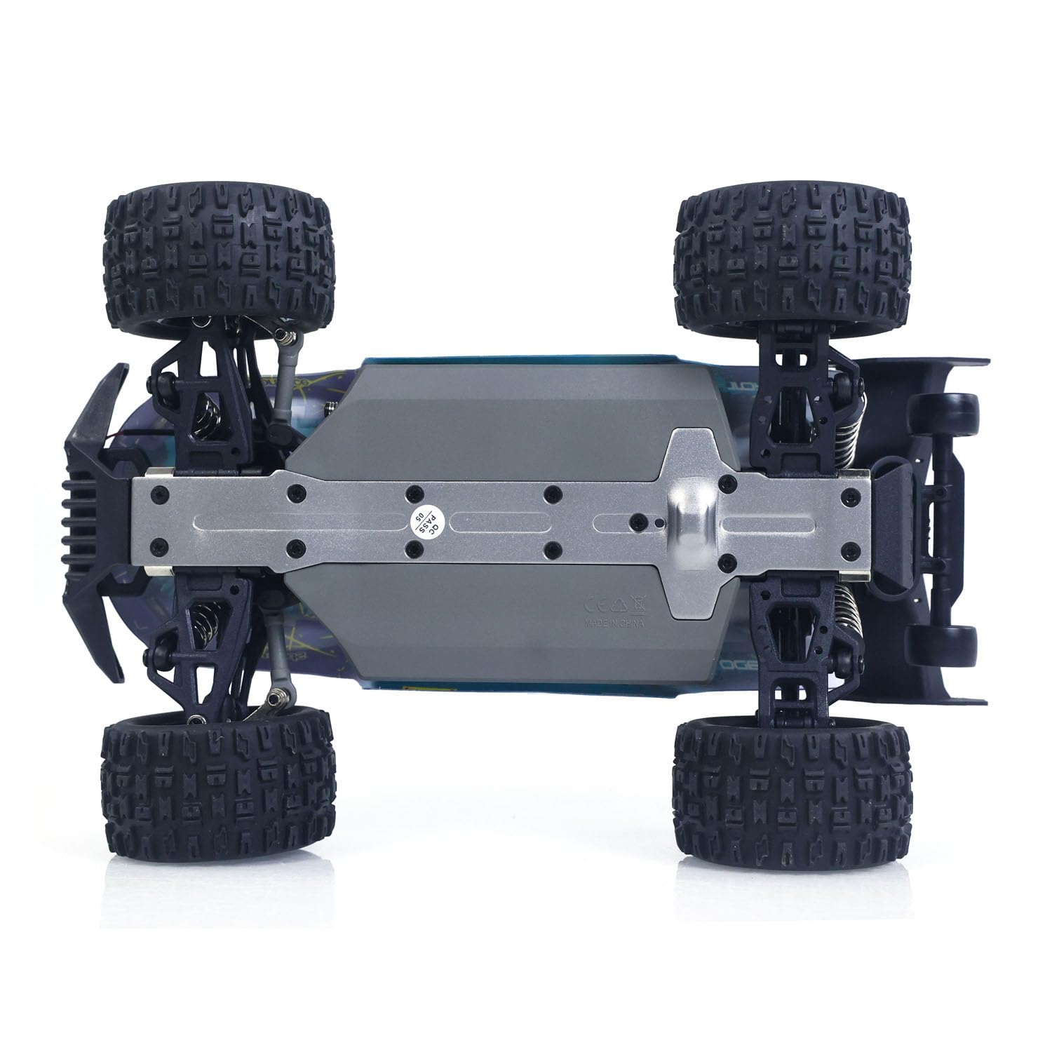 TOUCAN RC HOBBY Lager in Deutschland SCY 18101 Muti-Terrain 1:18 2,4-GHz-Sync-Fernsteuerung Offroad-Fahrzeug mit PVC-Karosserie, elektrischem Antrieb, großen Reifen, Wheelie-Bar und LED-Beleuchtung