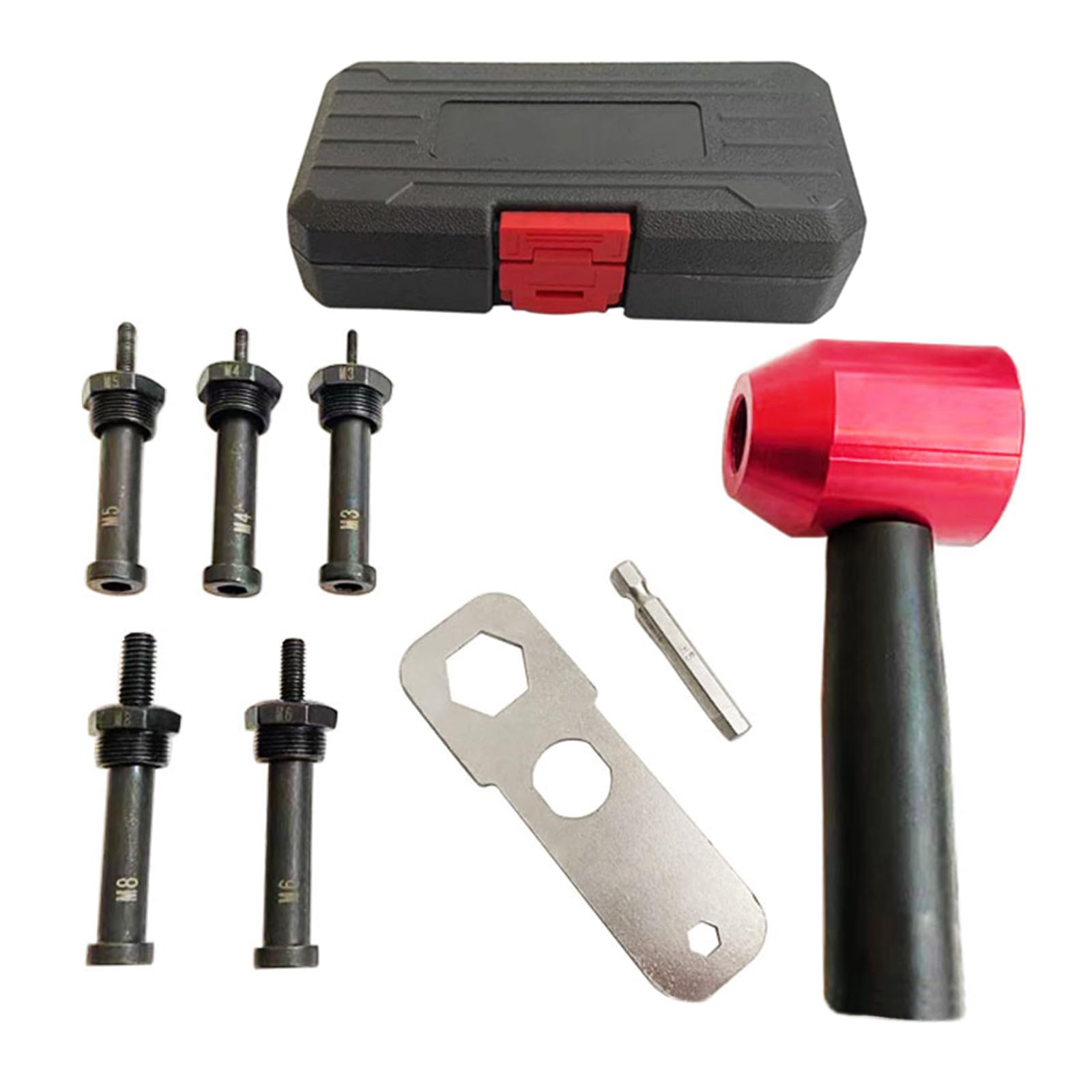 Pistole rivettatrici elettriche Pistole per dadi Rivettatrici elettriche Pistole per dadi Rivettatrici elettriche Adattatore Pistole Rivettatrici manuali Trapano elettrico Rivettatura