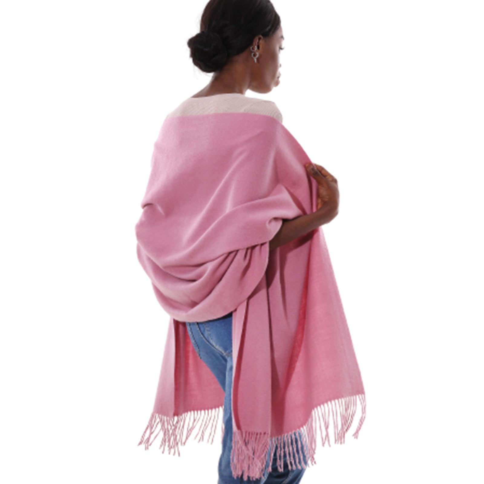 Sciarpa Pashmina Donna Invernale Scialle Sciarpe Elegante Cerimonia Grande Stole Foulard Scialle da Abito Sera