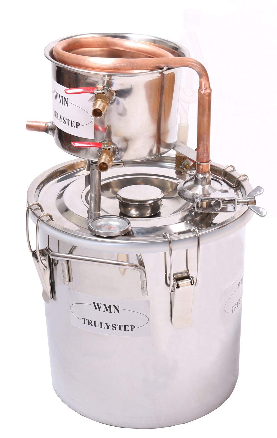 Kit de destilación de cobre 10L destilador casero para vino alcohol cerveza