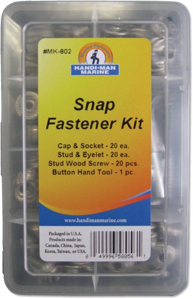 Hxeredue YuanKanJu Handi-Man Marine Handi-Man Snap Fastner Kit