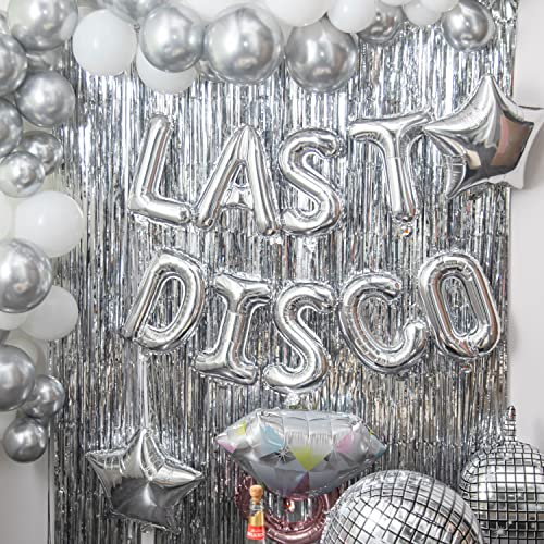 Last Disco Bachelorette Party Decorations – 95-Piece 70s Disco Theme Set with Balloon Arch & Disco Balloons