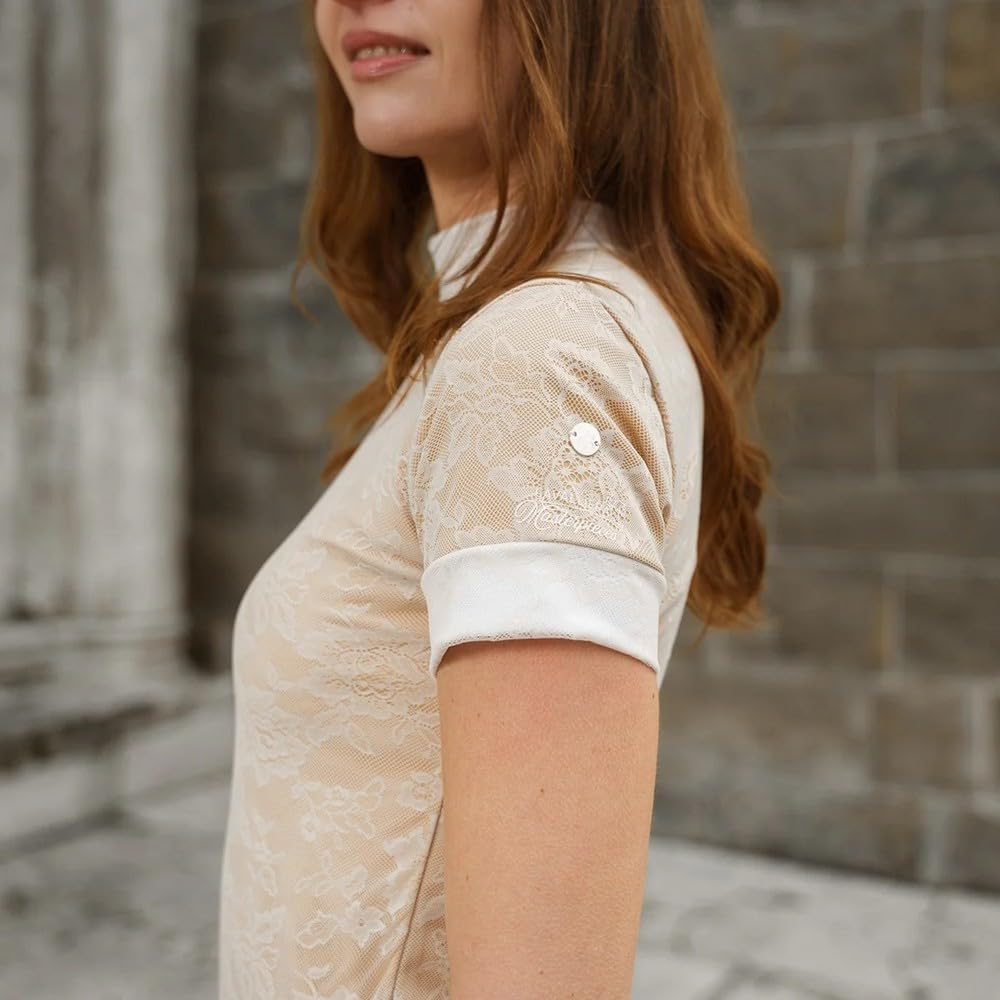 CAVALLIERA Pure Lace Woman Short Sleeve T-Shirt S