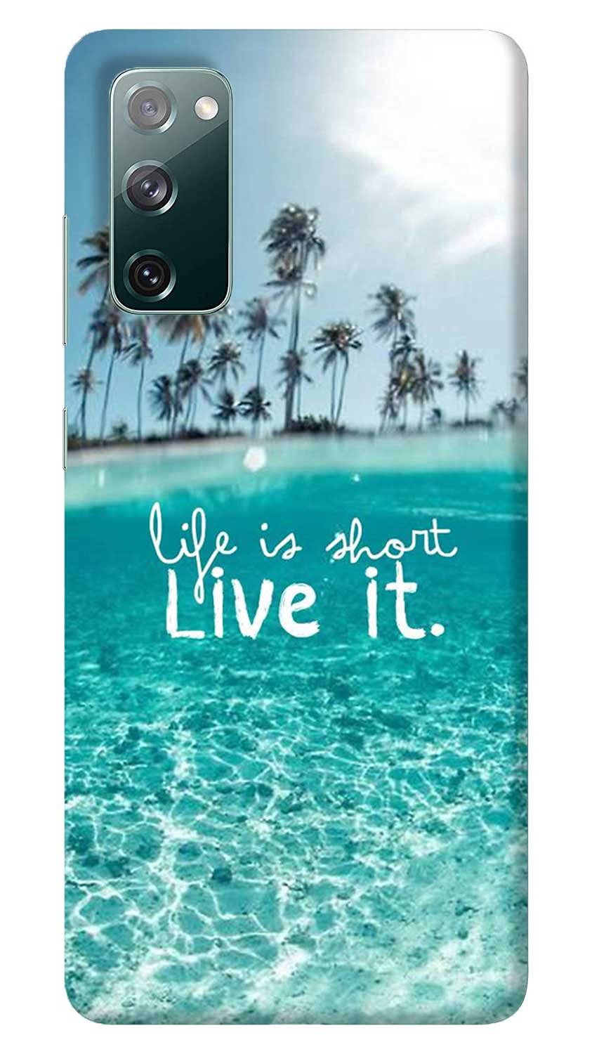 NDCOM Samsung S20 FE 5G Back Cover - Durable, Slim S20 FE 5G Back Cover - Shockproof S20FE 5G Back Cover Life is Short Live It Printed Hard Case (B098F9WBMN) Amazon Price History, Amazon Price Tracker