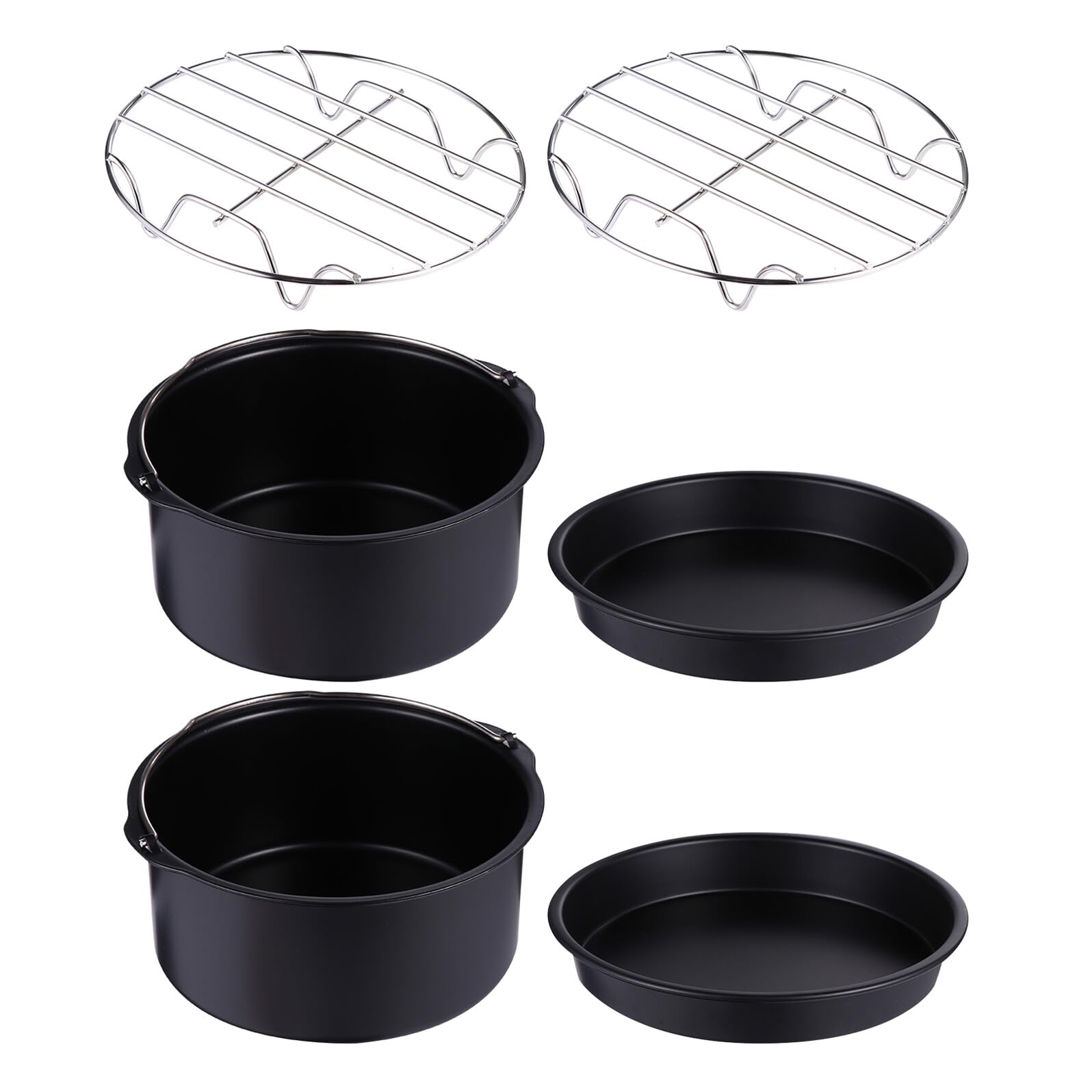 COLLBATH Akcesoria Do Pieczenia W Piekarniku Blacha Do Pieczenia Ciasta Powietrznej Powietrznej Metalowy Koszyk