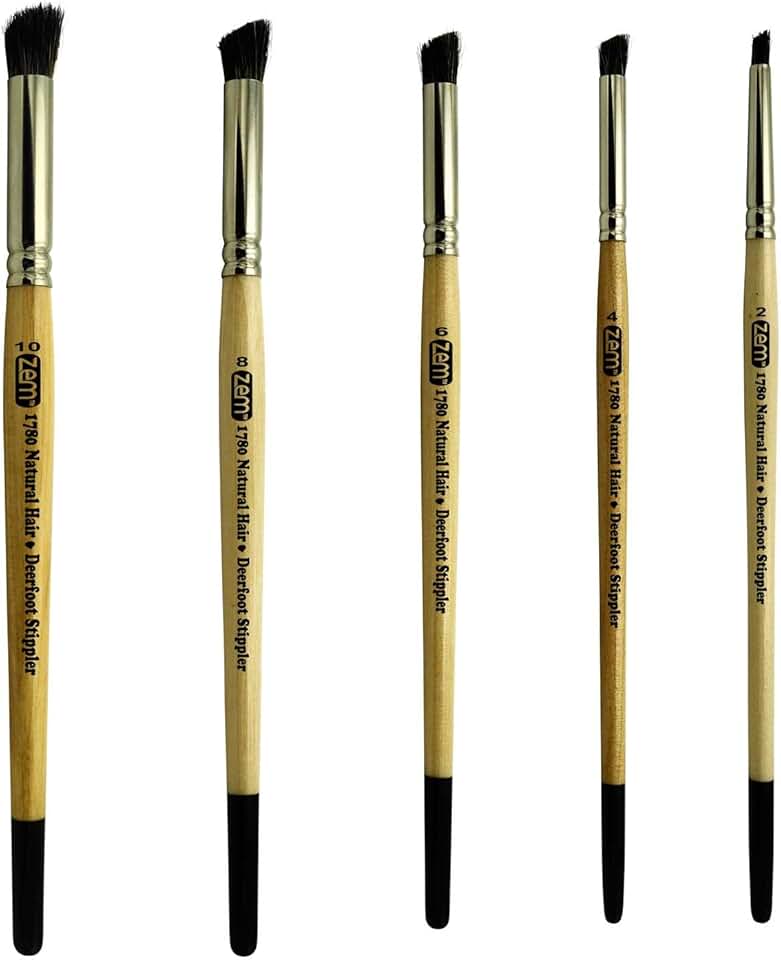 stipple brush for painting