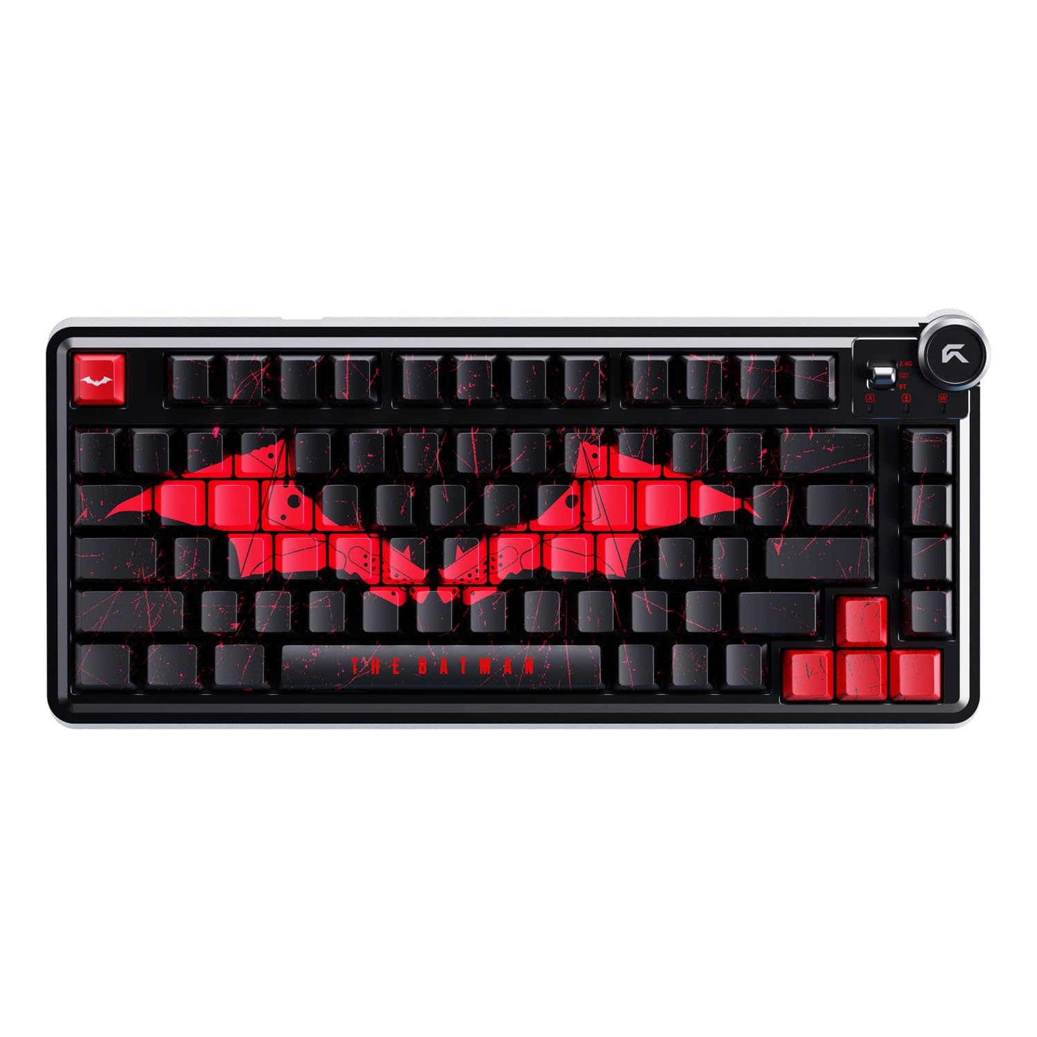 Cybeart | Nighthawk 75 The Batman - TKL Wireless RGB Mechanical Keyboard | MKII Pre-Lubed Switches | 4000 mAh Battery | 5-Layer Gasket | Hot-Swappable | Tri-Mode-image-42