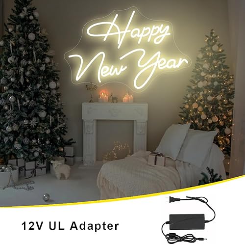 Miniatura 9 de Letrero de neón de Navidad grande con luces LED para decoración de Navidad, letrero de neón de Navidad para el hogar, pared, bar, sala de estar,