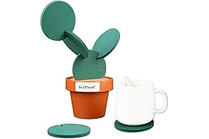 TriPro Cactus Coasters: Embellish Your Home with Vibrant Nature