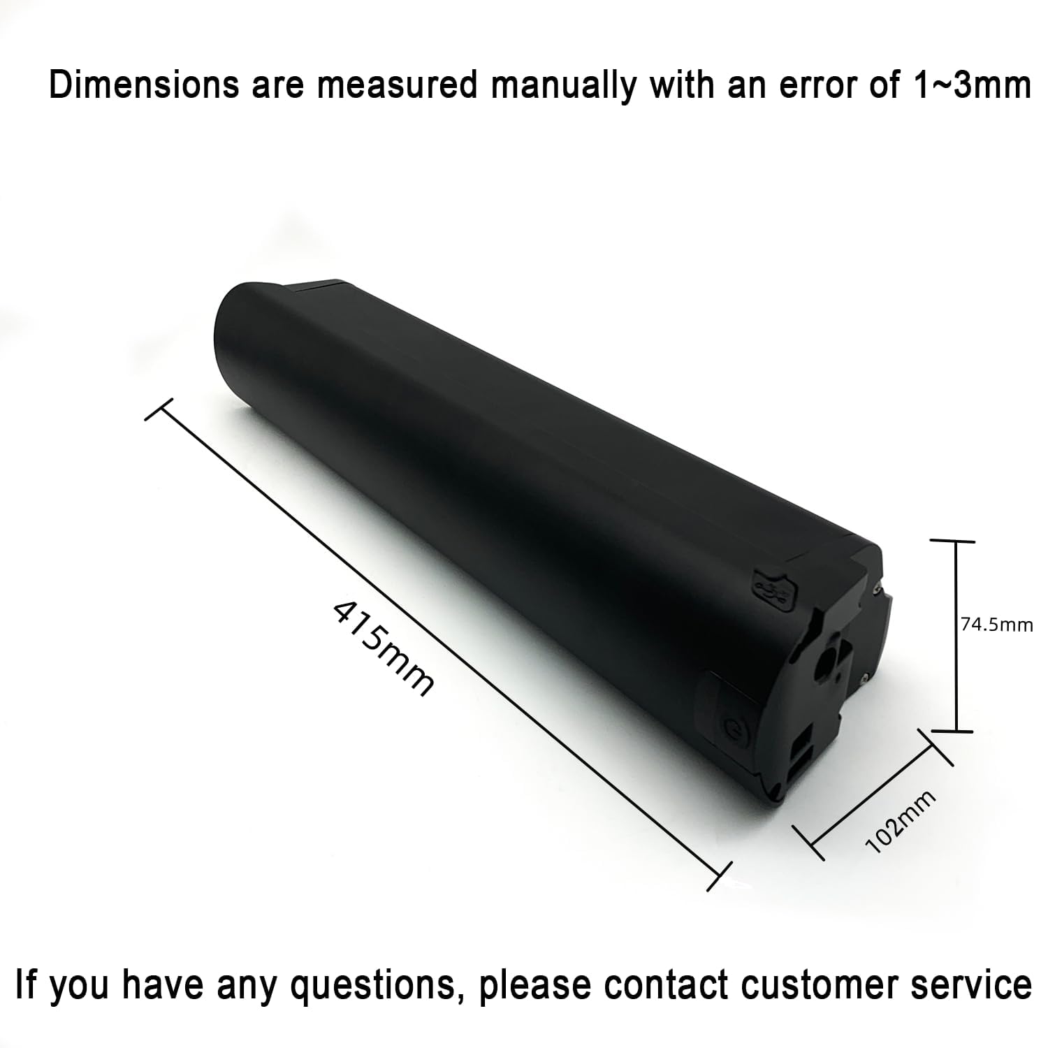 Batterie de Vélo électrique 36V 15.6Ah pour ESKUTE Polluno City Bike ESP 500 540Wh Rechange Batterie Lithium E-Bike Batterie avec Chargeur & BMS de vélo électrique pour 36V 250W/350W/500W Moteurs