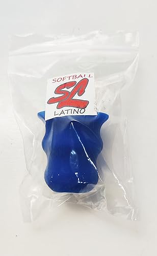 Miniatura 4 de Softbal Latino Bat Grip Knob (azul) Goma de agarre para bates de béisbol y softbol