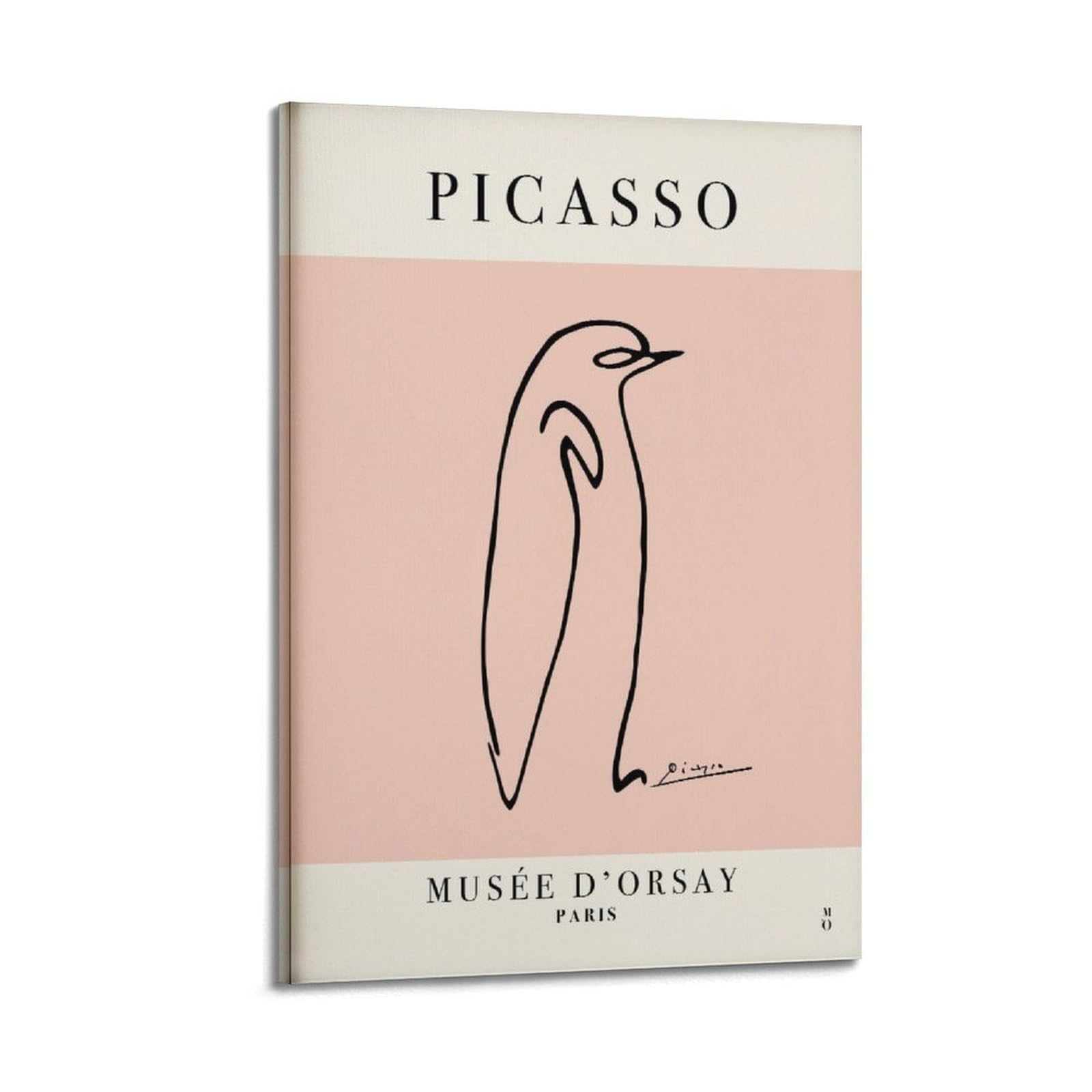 xiaoxiaoshen Picasso Penguin Minimalist Line Canvas Poster Wall Art Prints Room Aesthetic Murals Bedroom And Living Decorations 20x30inch(50x75cm)