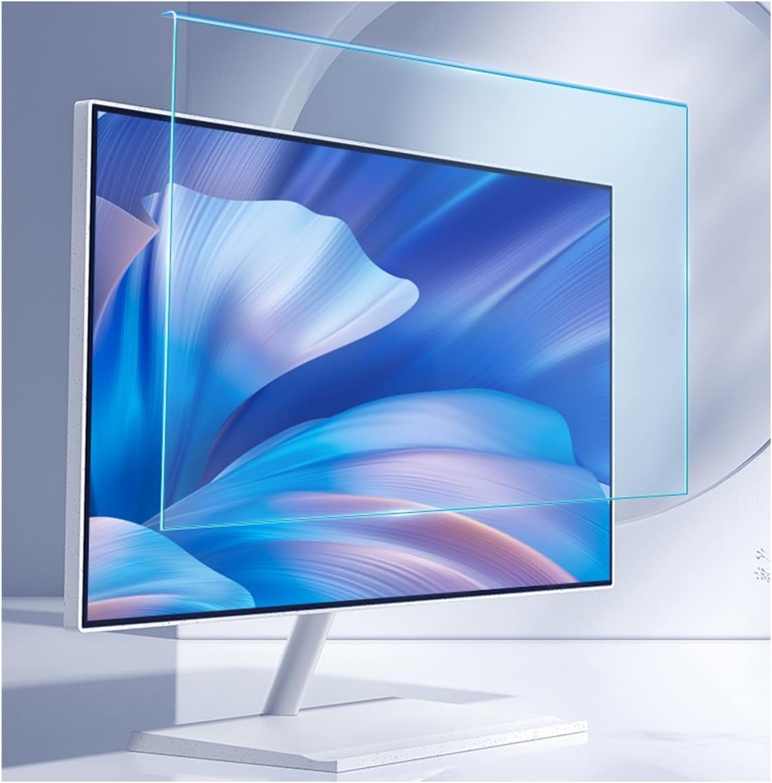 DARZYS Computer Privacy Screen Protector, Film Anti Blue Light Radiation Protection Desktop Film Monitor Eye Protection Screen Protector For 18-32 Inches(25/27in 613x356mm)