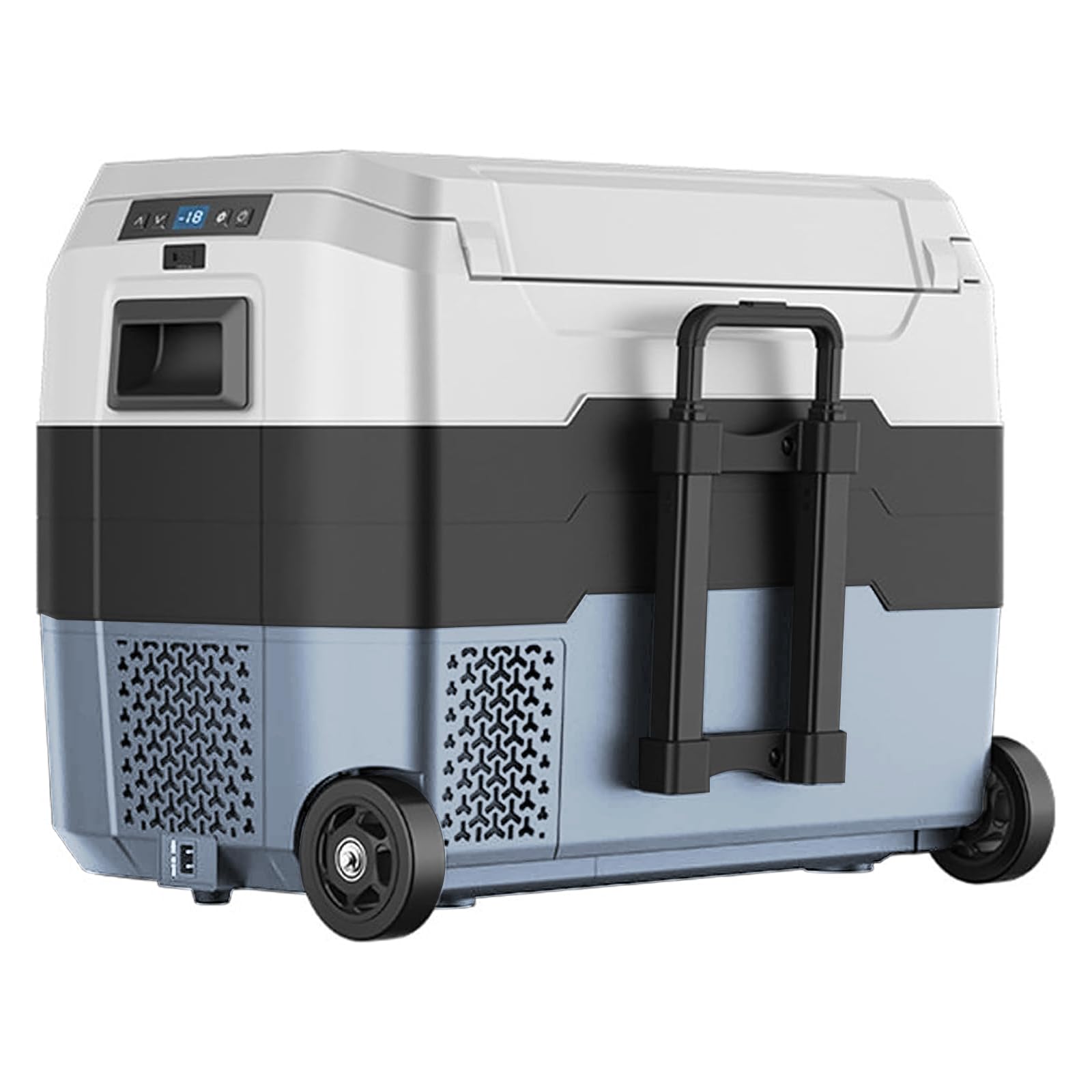 RGBer TG-Serie Kompressor Kühlbox 40 Liter 2in1 Doppelzone Kühl- & Gefrierfach 12/24V 230V -20°C