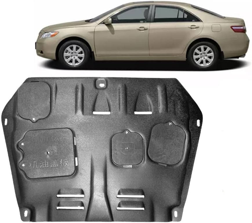 1PCS Front Engine Splash Shield Fit for Toyota Camry 2012 2013 2014 2015 2016 2017 Under Engine Splash Guard Suitable for Camry Thickening Front Engine Cover Mud Flaps