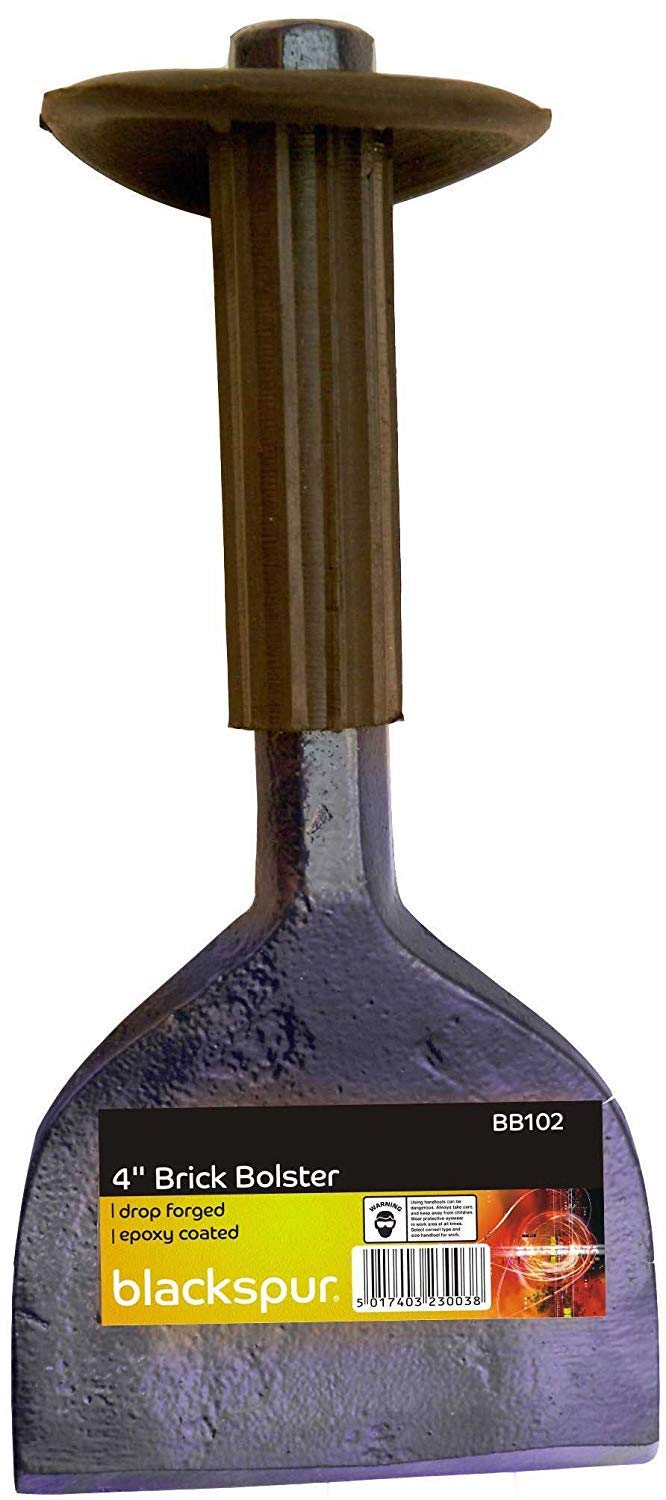 DPNYBlackspur 4" Brick Bolster Chisel Tool with Hand Protection Grip Cutting Edge