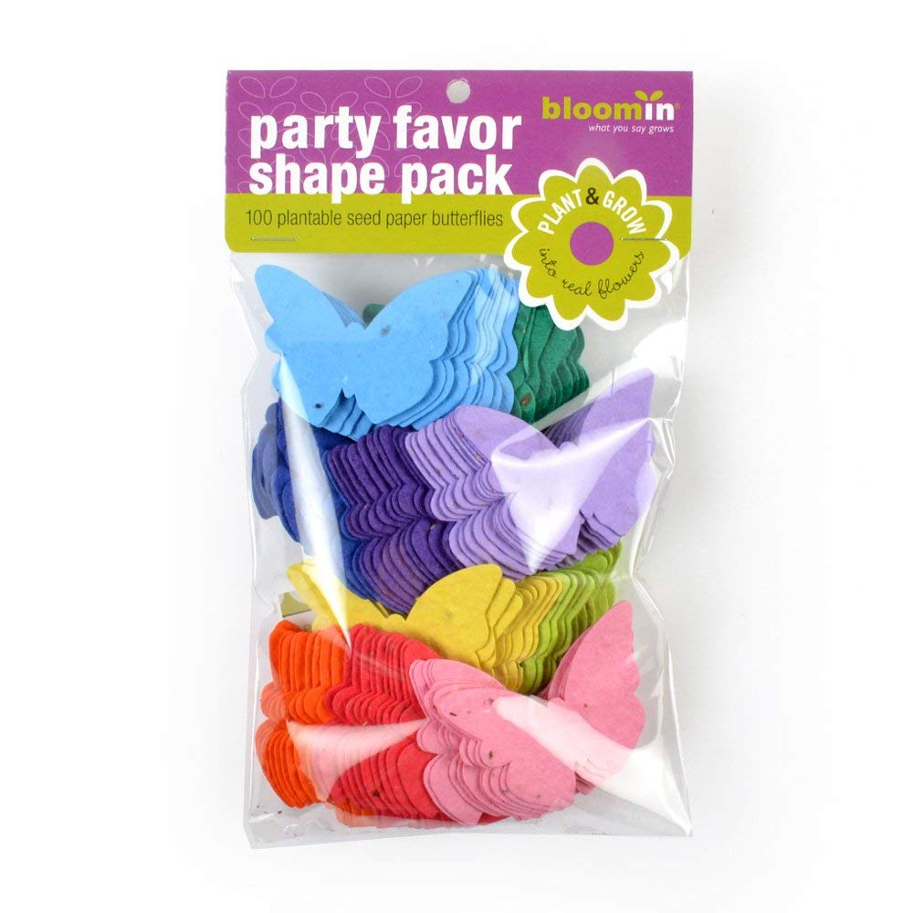 Bloomin Seed Paper Shapes Packs - Butterfly Shapes - 100 Shapes Per Pack